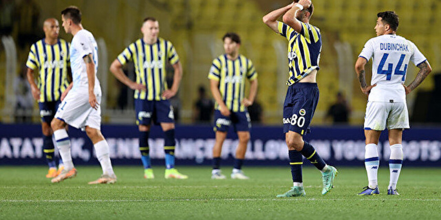 Fenerbahçe-Dinamo Kiev maçına damga vuran anlar! Sayılmayan gol, kırmızı kart ve gözyaşı