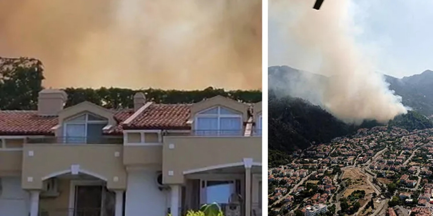 Marmaris'te çıkan orman yangını kontrol altına alındı