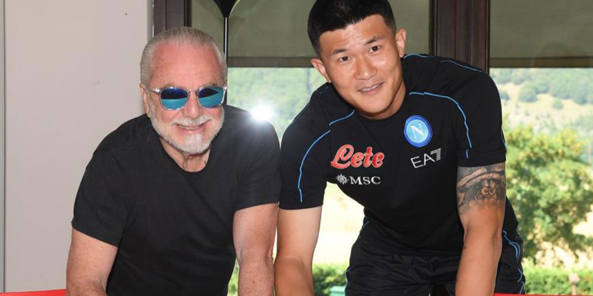 Fenerbahçe'den ayrılan Kim Min-jae, Napoli'ye çabuk alıştı! Gangnam Style söyledi, dans etti