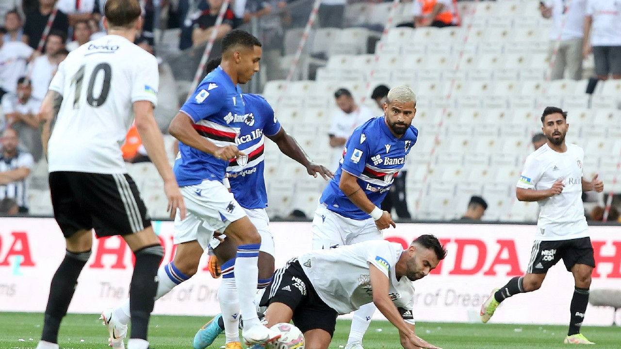 Kartal evinde yenişemedi:  Beşiktaş: 1 - Sampdoria: 1