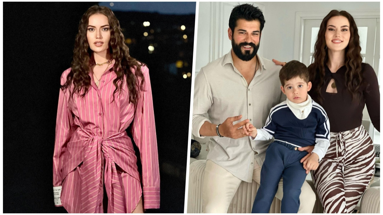 İkinci bebeğine hamile olan Fahriye Evcen ve oğlu Karan'dan kötü haber