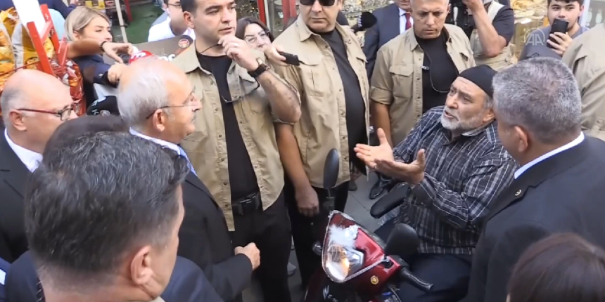 Erzurum'da vatandaştan Kılıçdaroğlu'na tepki: 6'lı masada HDP de var