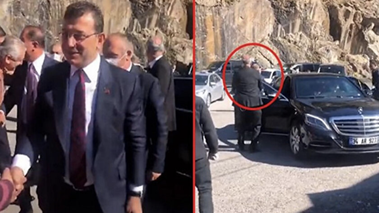 Ekrem İmamoğlu'nun lüks konvoyunda dikkat çeken kapı detayı