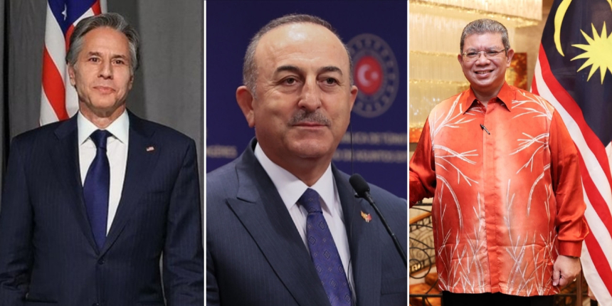 Bakan Çavuşoğlu'ndan diplomasi trafiği: ABD'li ve Malezyalı mevkidaşları ile görüştü!