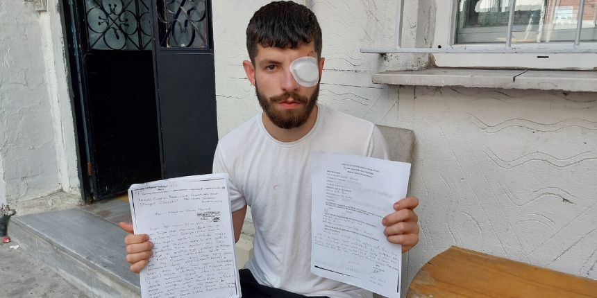 Sigortasının yapılmasını istedi, patron ve işçilerin bardaklı saldırısına uğradı