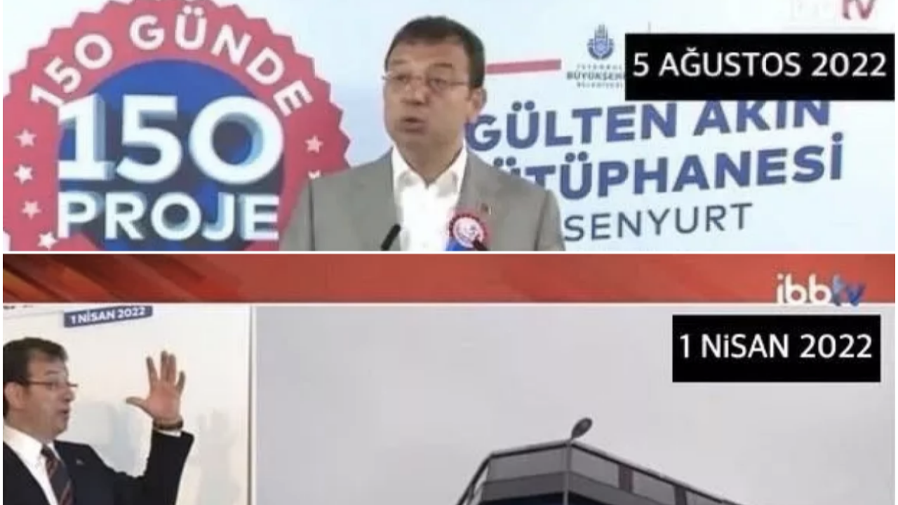 İmamoğlu'nun 'açılış' dejavusu: Aynı projeyi ikinci kez hizmete açtı