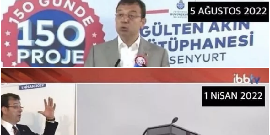 İmamoğlu'nun 'açılış' dejavusu: Aynı projeyi ikinci kez hizmete açtı
