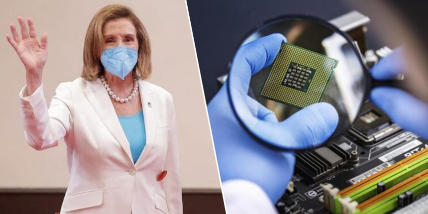 Pelosi Tayvan’a ‘çip’liği korumaya gitti