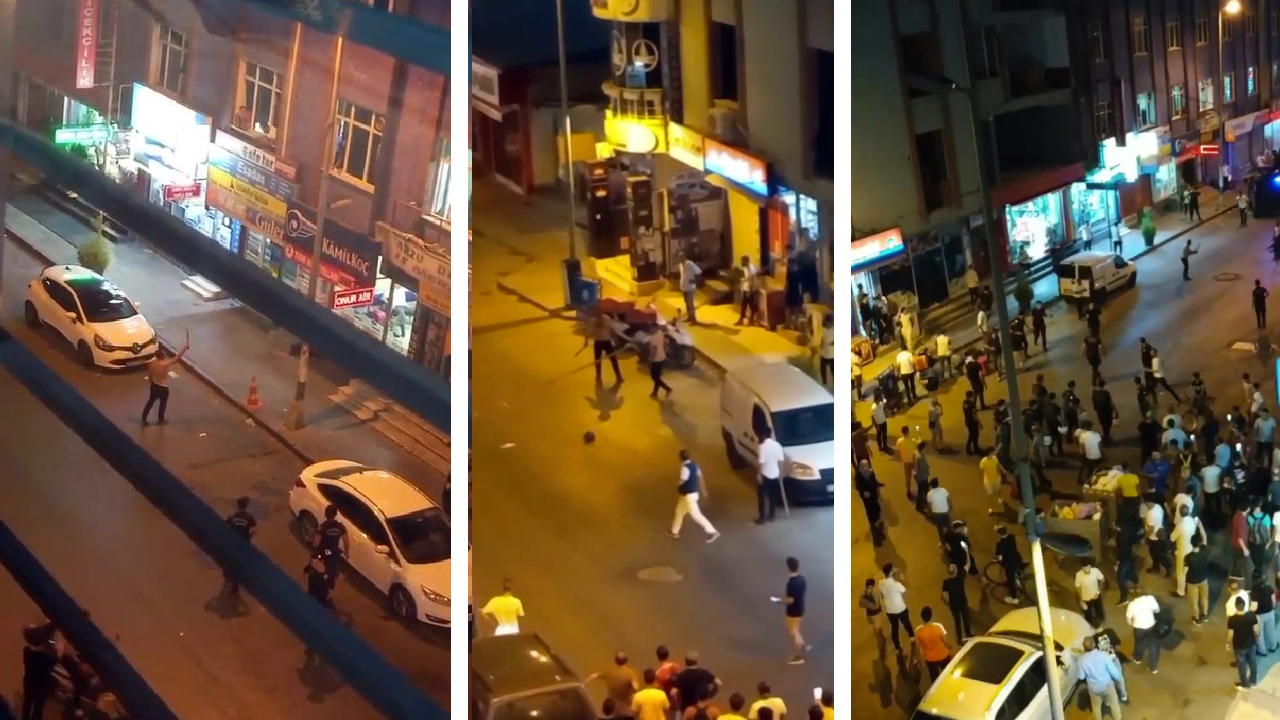 Esenyurt’ta döner bıçaklı dehşet! Polise saldırmaya kalkıştı, vatandaşları kovaladı