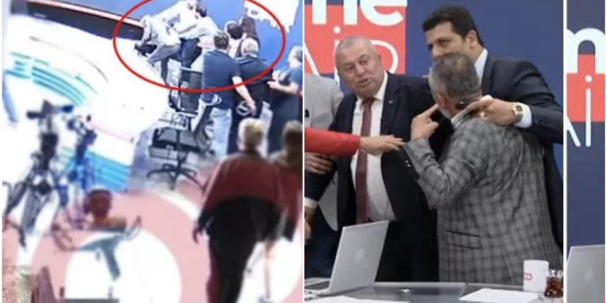Cemal Enginyurt'un korumasının Latif Şimşek'i darp ettiği görüntüler ortaya çıktı!