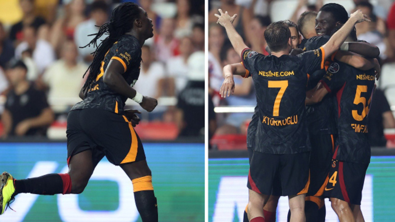 Galatasaray galibiyetle başladı! Antalya karşısında üç puanı son dakikada aldı