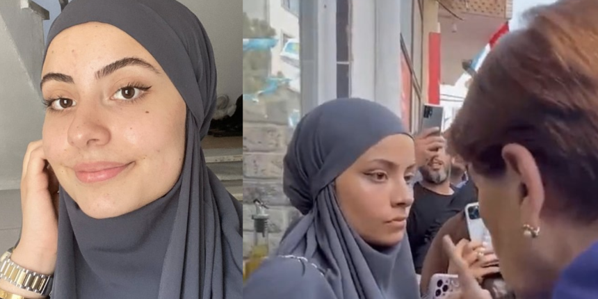 Akşener'in azarladığı genç kız konuştu: "Bizi dövmeye kalktılar..."