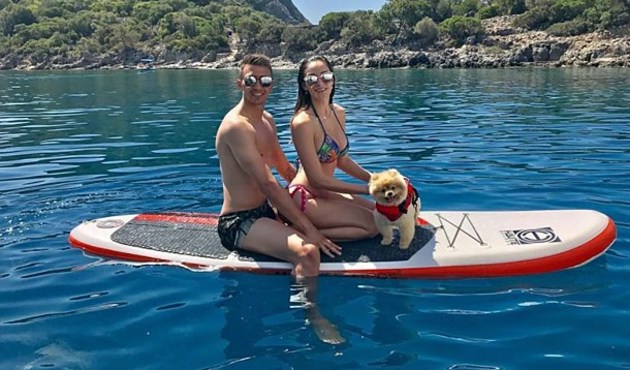 Fernando Muslera tatilde olay çıkardı