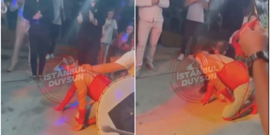 Böyle düğün görülmedi: Damada jartiyer giydirip tasma taktılar