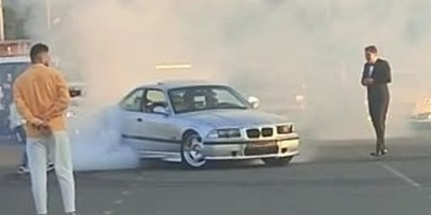 Düğün konvoyunda drift pahalıya patladı!