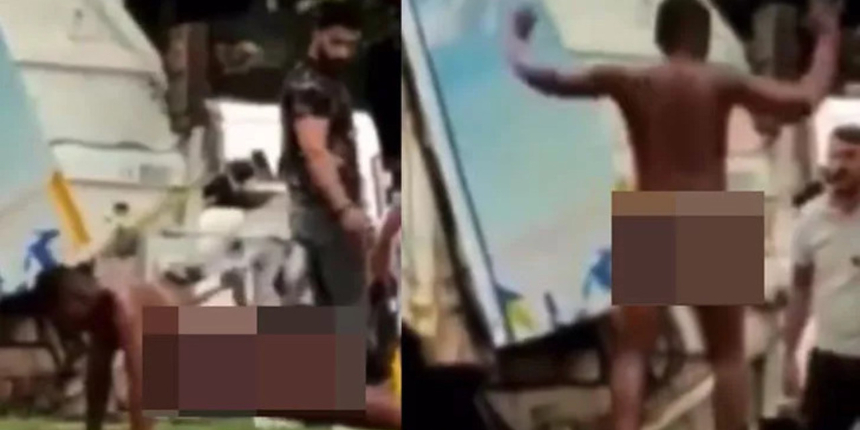 Esenyurt'ta skandal! Vatandaşlara kulak asmadı, çırılçıplak spor yaptı