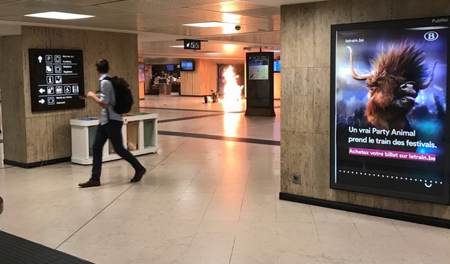 Brüksel'de terör alarmı! Tren istasyonundaki canlı bomba etkisiz hale getirildi