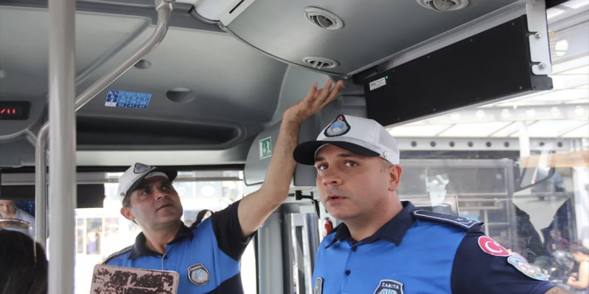 Klima açmayan toplu taşıma sürücülerine para cezası kesildi