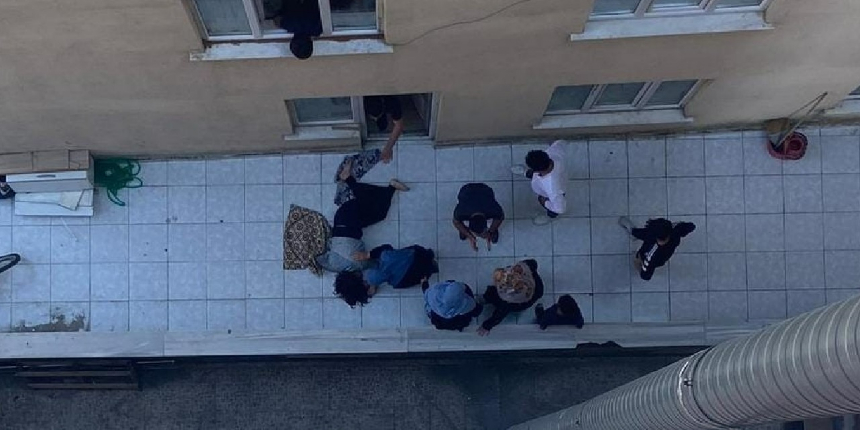 Kocasının kurşunlarından kaçan kadın, balkondan atladı!