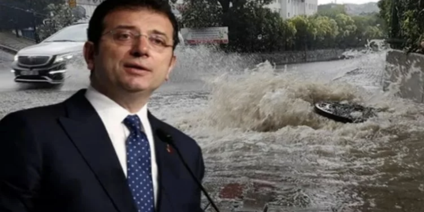 Sel felaketinde yine Ekrem İmamoğlu gündemde!  'Sorunu çözdük' dediği yerleri sel aldı