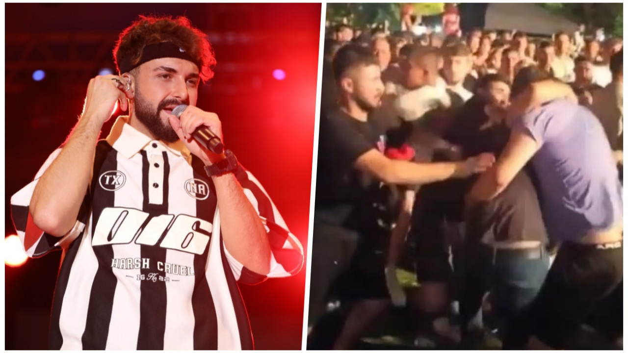 Kocaeli'de sahne alan Sefo aynı kaderi yaşadı! Konserde gençler birbirine girdi
