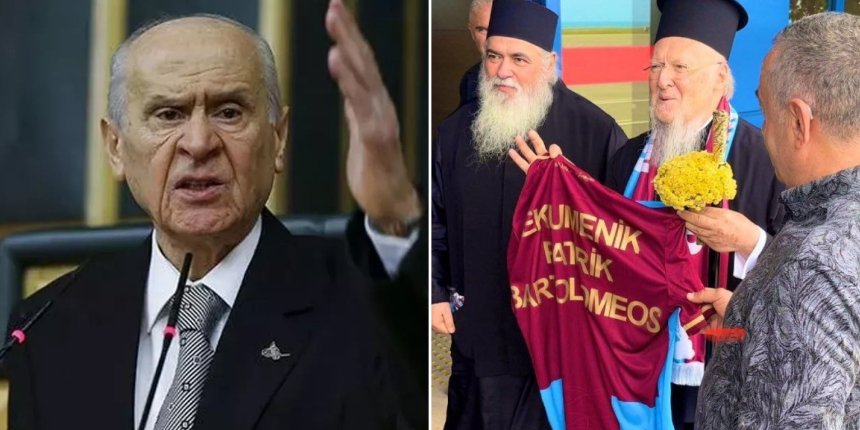 Bahçeli'den 'Ekümenik Patrik' tepkisi: Skandal olmasının ötesinde taciz tonu çok yüksek bir meydan okumadır!