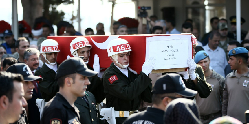Şehit Piyade Sözleşmeli Er Çakır, Osmaniye'de son yolculuğuna uğurlandı