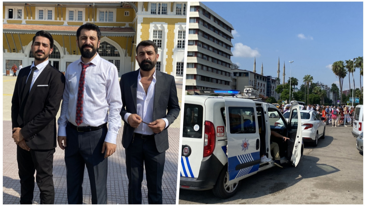 Polisler izinsiz miting yapılıyor zannetti... Film seti bir anda karıştı