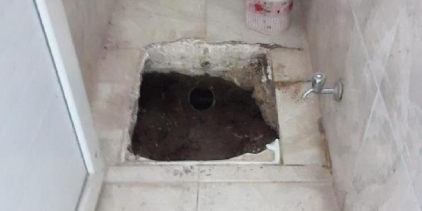 Afyonkarahisar’da bir garip hırsızlık, tuvalet taşını çaldılar