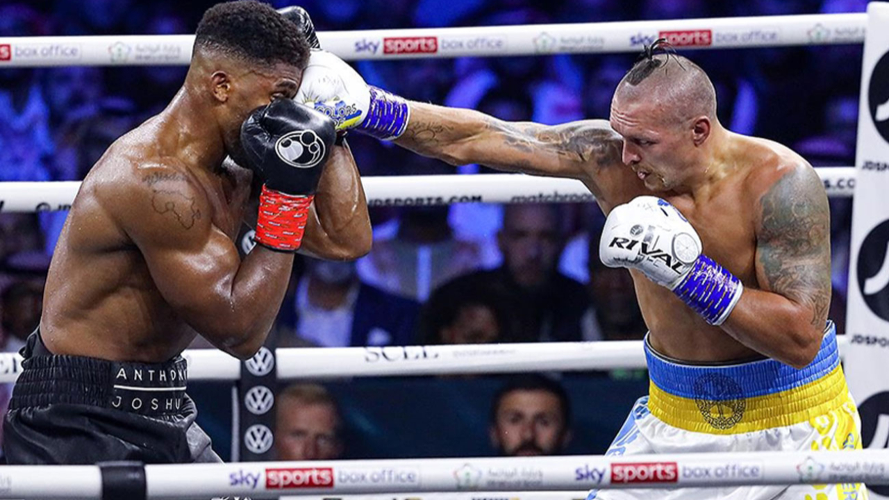 Anthony Joshua şokta! Nefes kesen maçta zafere ulaşan boksör Oleksandr Usyk