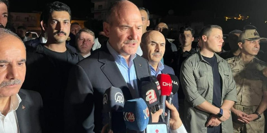 Bakan Soylu: Kaza ile ilgili 2 kişi gözaltına alındı