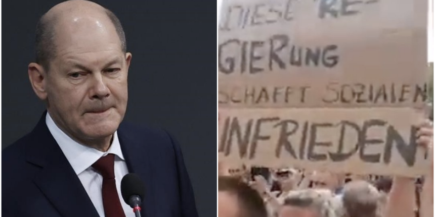 Almanya Başbakanı Olaf Scholz yurttaş buluşmasında yuhalandı