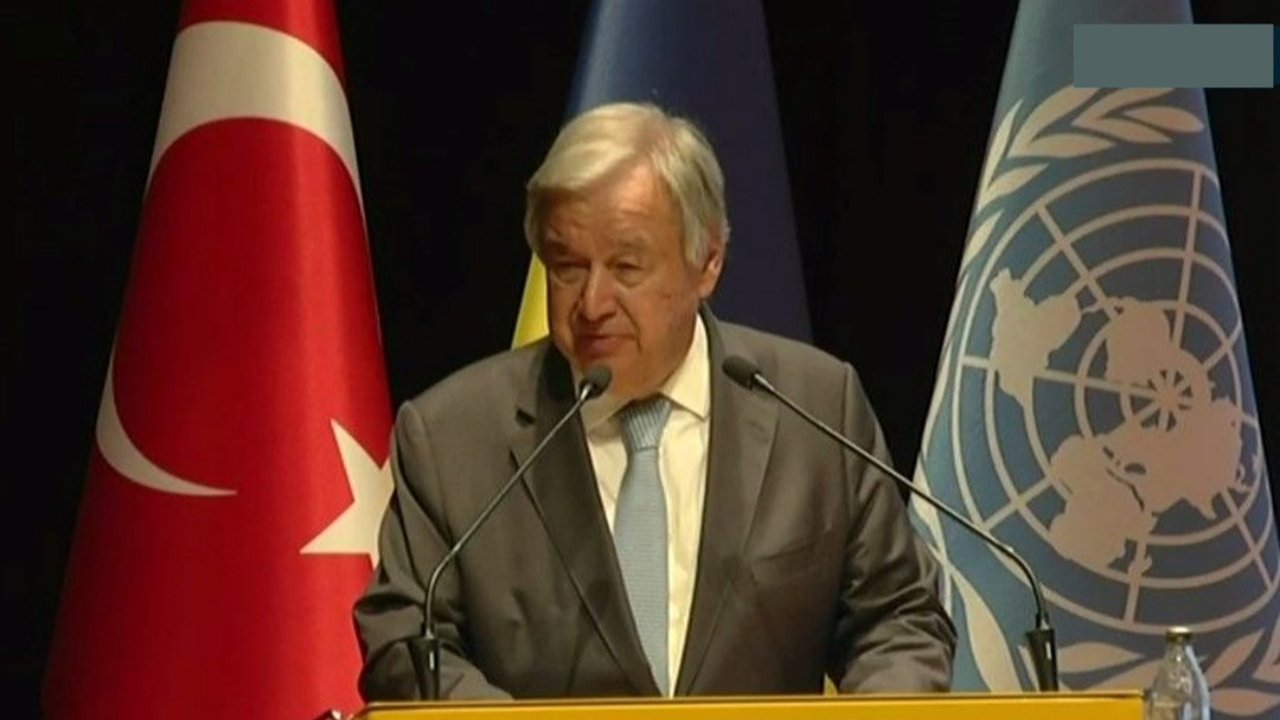 BM Genel Sekreteri İstanbul'da! Guterres: Türkiye'ye Karadeniz Tahıl Girişimi'ndeki önemli rolü için teşekkür ederim!