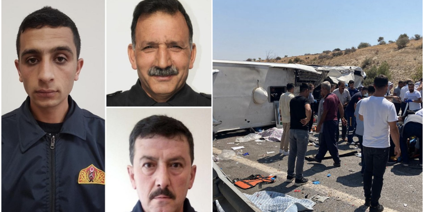 Gaziantep'te yaşanan facia kazada hayatını kaybeden itfaiye erlerinin de kimlikleri belli oldu