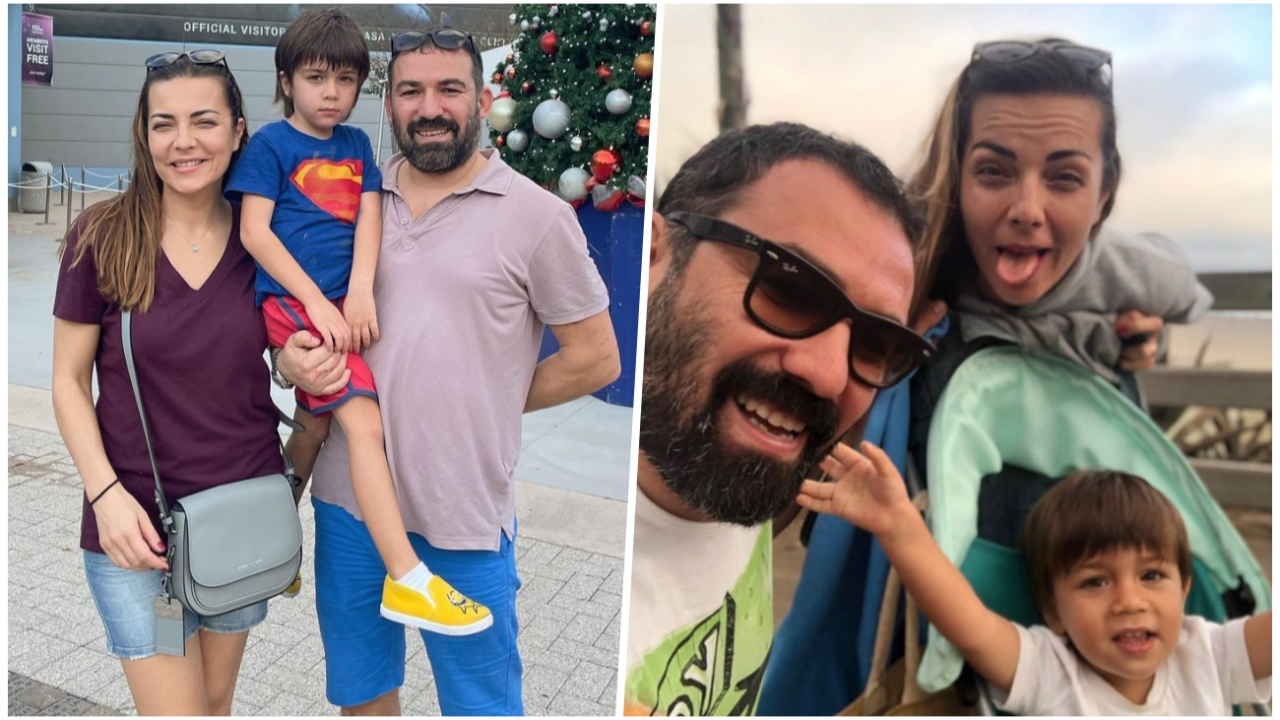 Burcu Kara ile eşi Fırat Doğu Parlak ikinci bebeklerinin cinsiyetini gazeteden öğrendi