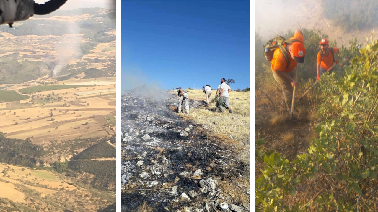 Manisa, Elazığ ve Tunceli'de orman yangını! Alevlerle mücadele ediliyor