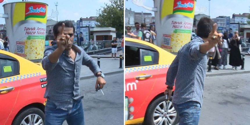 Taksici terörü: Fatih'te turist yolcudan 450 lira isteyen taksici yakalandı!