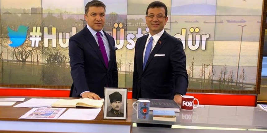 Halk TV'ye transfer olan İsmail Küçükkaya'nın sponsoru Ekrem İmamoğlu çıktı