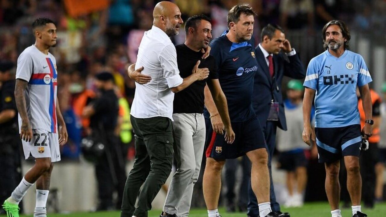 Dev maçta kazanan çıkmadı! Xavi'li Barcelona, Guardiola'lı Manchester City ile 3-3 berabere kaldı