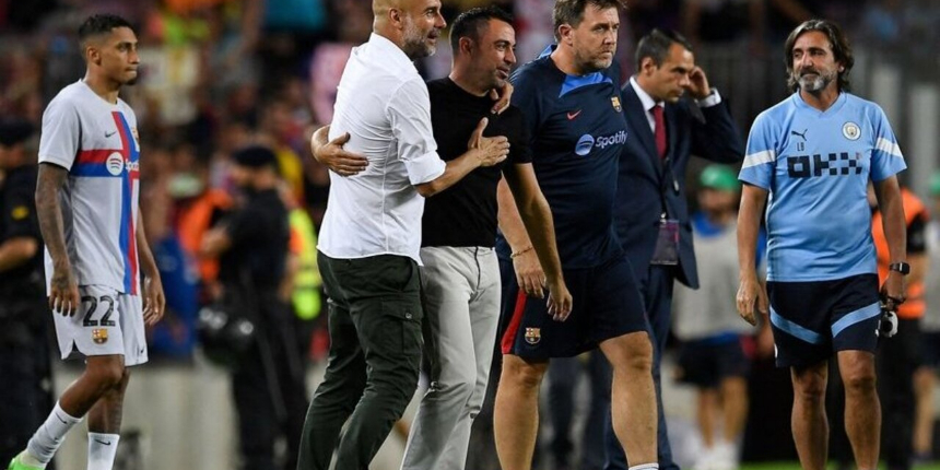 Dev maçta kazanan çıkmadı! Xavi'li Barcelona, Guardiola'lı Manchester City ile 3-3 berabere kaldı