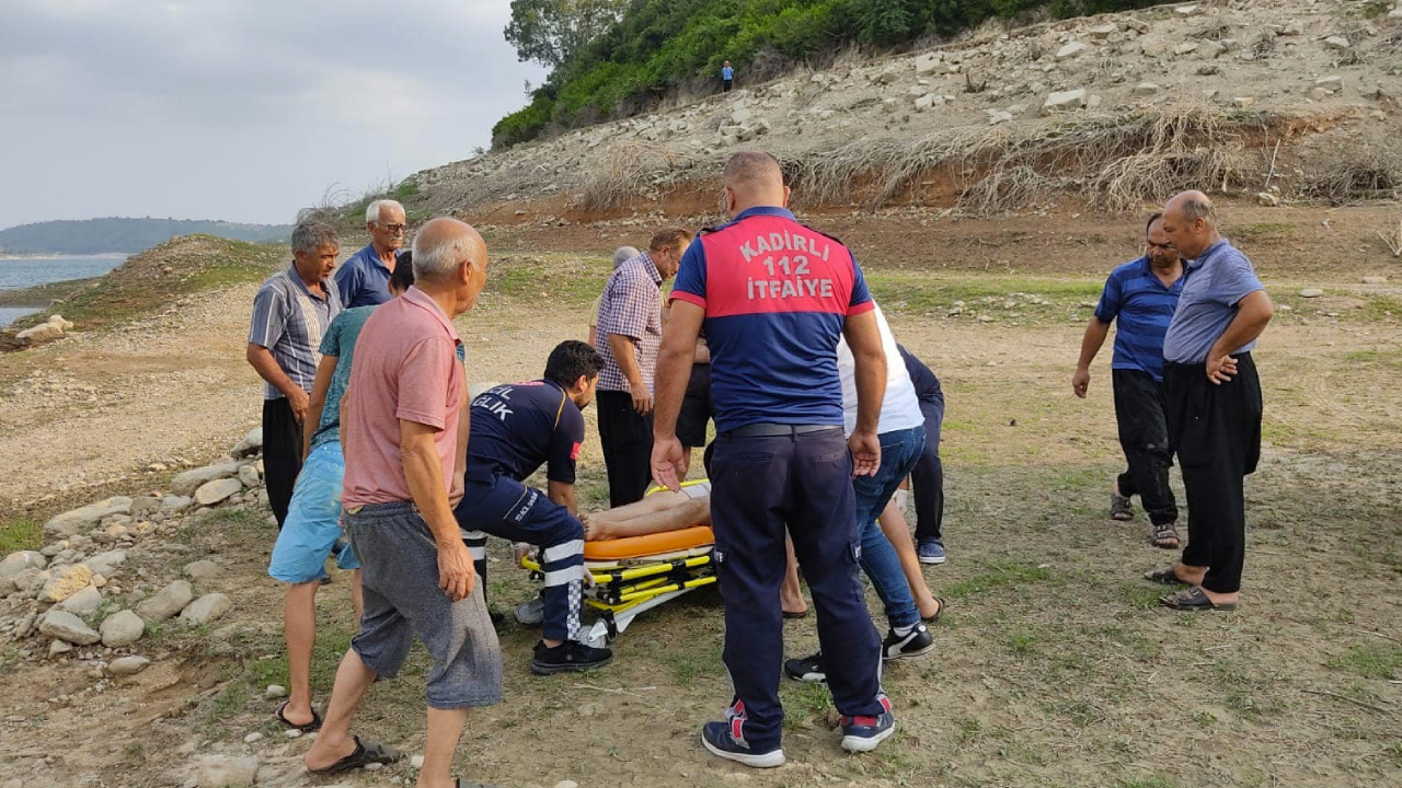 İzne çıkan uzman çavuş, balık tutarken baraj gölünde boğuldu