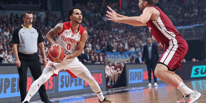 12 Dev Adam mağlubiyetle başladı! Deplasmanda Letonya'ya 111-85 yenildi