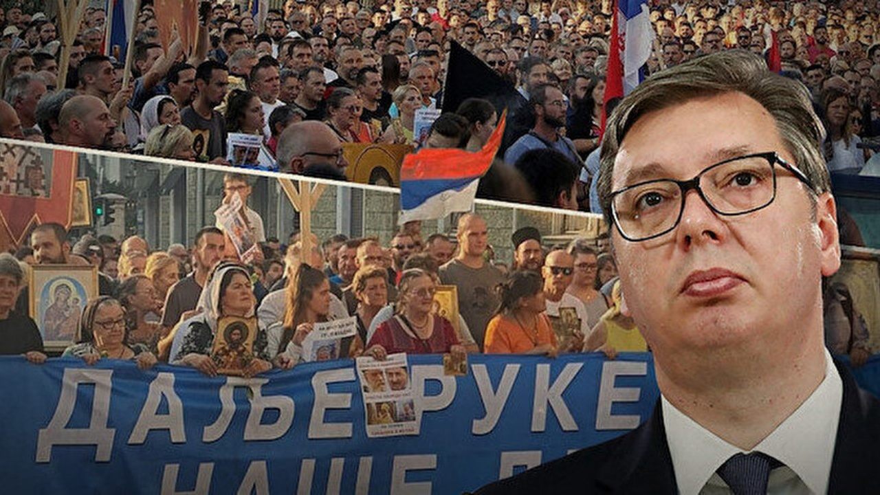 Binlerce kişi sokağa dökülmüştü... Sırbistan Cumhurbaşkanı Vucic LGBT etkinliği 'Europride'nin iptal edildiğini duyurdu