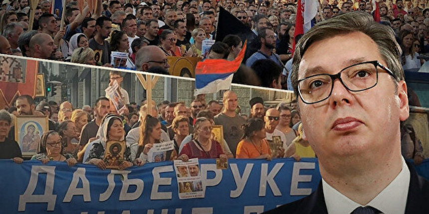 Binlerce kişi sokağa dökülmüştü... Sırbistan Cumhurbaşkanı Vucic LGBT etkinliği 'Europride'nin iptal edildiğini duyurdu