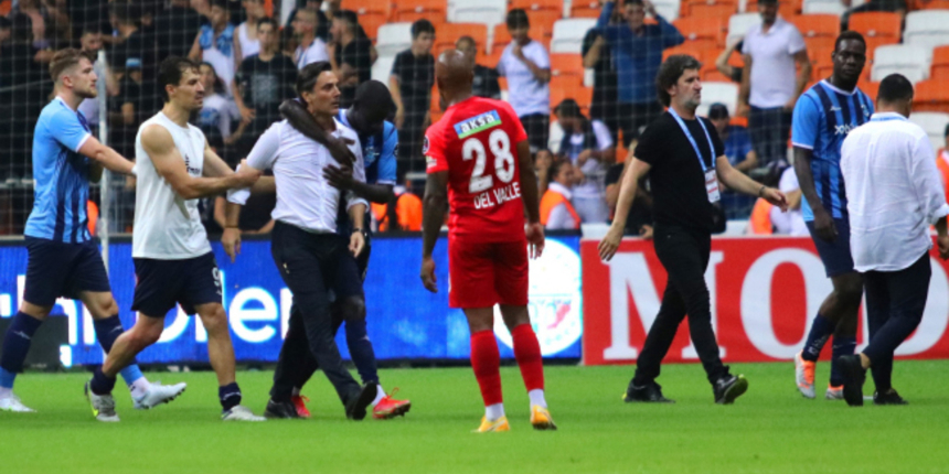Maç bitti ortalık karıştı! Vincenzo Montella ve Mario Balotelli arasında gergin anlar