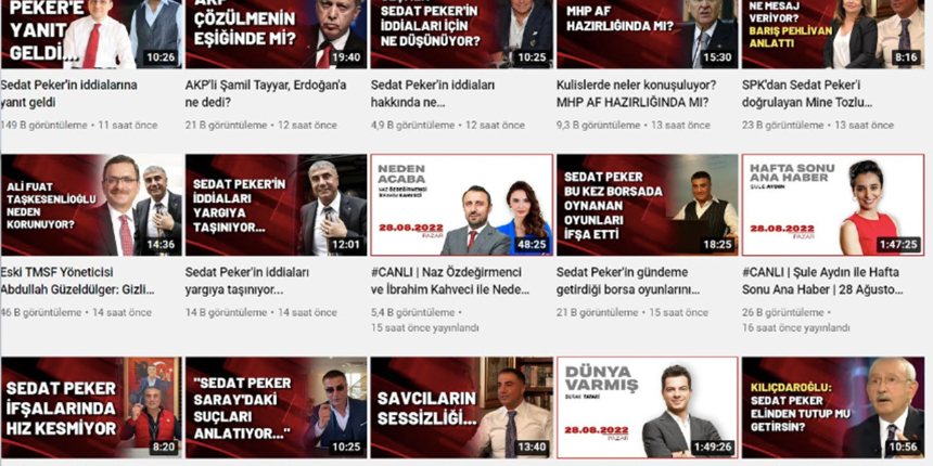 Muhalif medyanın acınası hali... Adeta 'Sedat Peker televizyonuna' dönüştü