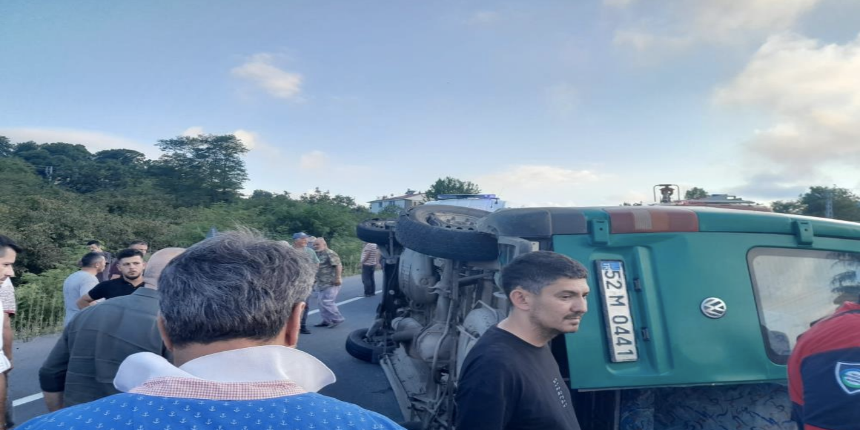 Ordu'da trafik kazası: Çok sayıda yaralı var!