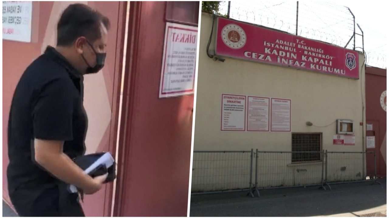 Ozan çolakoğlu eşi Gülşen'i cezaevi önünde bekliyor