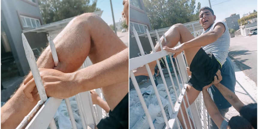Talihsiz gencin başına gelenler kan dondurdu: Korkuluk demirleri ok gibi saplandı!