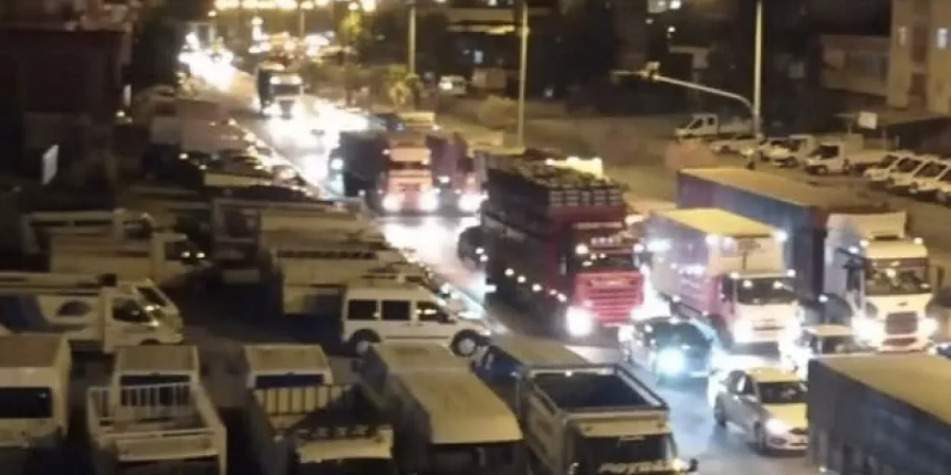 TAG Otoyolu Adana-Gaziantep yönünde ulaşım durdu